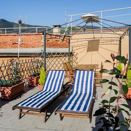 12 - Loft Terrazza Privata Gigante, In Centro A Soli 100m Dal Mare E Spiaggia Apartment Moneglia